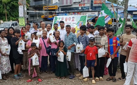 യുവജനതാദൾ (എസ് )  തൃശ്ശൂർ നിയോജകമണ്ഡലം കമ്മറ്റിയുടെ ആഭിമുഖ്യത്തിൽ 100 ൽ പരം കുട്ടികൾക്ക് പഠനോപകരണങ്ങൾ നൽകി.