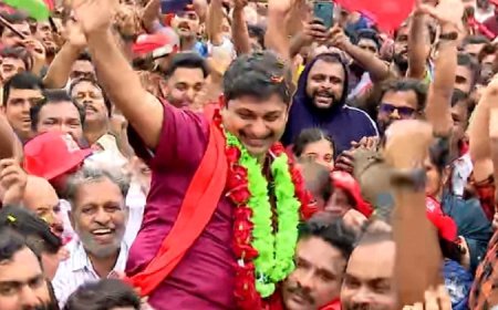 നിലമ്പൂരിൽ എം സ്വരാജ് സ്ഥാനാർത്ഥിയെത്തിയതോടെ പ്രവർത്തകർക്കും വലിയ ആവേശം