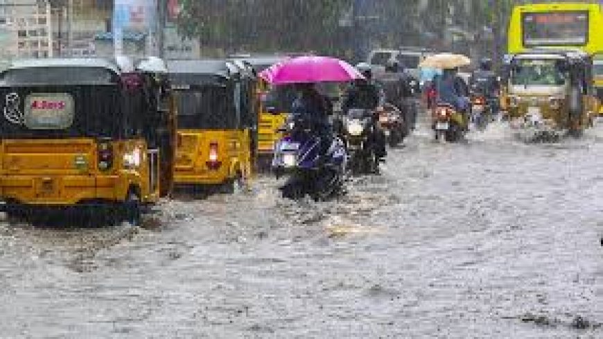 തമിഴ്നാട്, പുതുച്ചേരി, കാരൈക്കാലിൽ കനത്ത മഴ. കാലാവസ്ഥ നിരീക്ഷണവകുപ്പ് ജാഗ്രത നിർദേശം നൽകി.