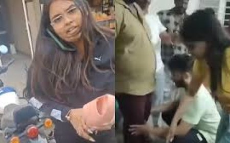 സോഫ്റ്റ്‌വെയർ എഞ്ചിനീയർ പങ്കുരി മിശ്ര ഓട്ടോ ഡ്രൈവറെ സ്ലിപ്പർ ഉപയോഗിച്ച് മർദിച്ചു: യുവതി മാപ്പ് പറഞ്ഞു