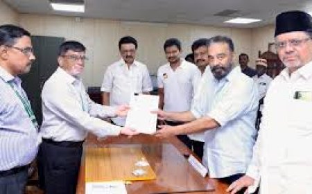 കമൽഹാസൻ രാജ്യസഭ തിരഞ്ഞെടുപ്പിനായി സമർപ്പിച്ച ഹാജരാക്കൽ പത്രികയിൽ ആസ്തികൾ പ്രഖ്യാപിച്ചു