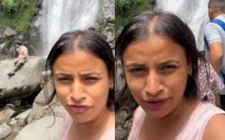 അവിശ്വസനീയമായ ഇന്ത്യ: ഇൻസ്റ്റാഗ്രാം ഇൻഫ്ളുവൻസറുടെ ലാപാസ് വെള്ളച്ചാട്ടത്തിലേക്കുള്ള  സന്ദർശനം പ്രതിഷേധത്തിന് കാരണമായി