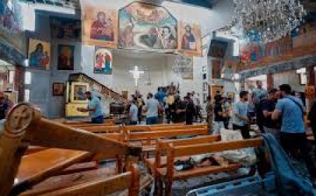 സിറിയ ഡമാസ്കസിലെ ദേവാലയത്തിൽ ഐ.എസ് ചാവേർ ആക്രമണത്തിൽ 15 പേർ മരിച്ചു