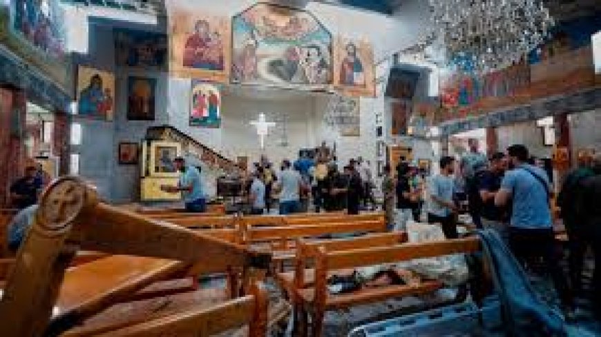 സിറിയ ഡമാസ്കസിലെ ദേവാലയത്തിൽ ഐ.എസ് ചാവേർ ആക്രമണത്തിൽ 15 പേർ മരിച്ചു