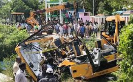 ചിദംബരം ചെമ്മൻകുപ്പത്തു സ്കൂൾ ബസിൽ ട്രെയിൻ ഇടിച്ചത് ഗേറ്റ് കീപ്പറുടെ അനാസ്ഥ മൂലമാണെന്ന് റിപ്പോർട്ട്