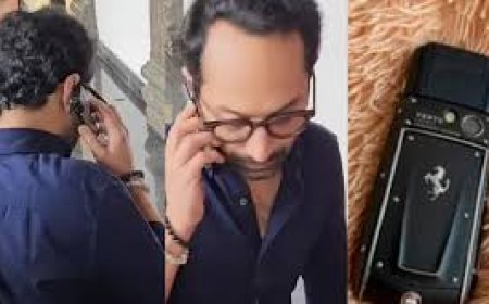 ഫഹദ് ഫാസിലിന്റെ കയ്യിലെ കുഞ്ഞൻ ഫോൺ: സ്മാർട്ട് ഫോണിനേക്കാളും വിലയുള്ള വെർടു അസെന്റ് 4 ജിബി ബ്ലാക്ക്