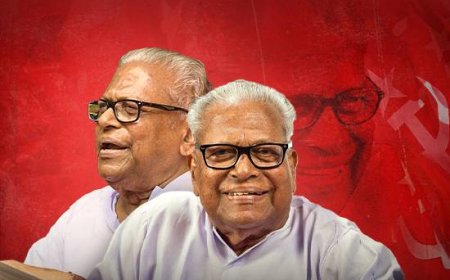വിഎസ് അച്യുതാനന്ദന്റെ ഭൗതികശരീരവും വഹിച്ചുകൊണ്ടുള്ള വിലാപയാത്ര അനന്തപുരിയെ ജനസാഗരമാക്കി
