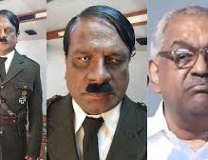 മുൻ ഡി.ജി.പി അല്കസാണ്ടർ ജേക്കബിനെ ട്രോളി ഹരീഷ് പേരടി: യുടെ പ്രതികരണം. കഴിഞ്ഞ ജന്മത്തിൽ താൻ ഹിറ്റ്ലറായിരുന്നു