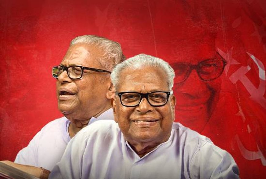 വിഎസ് അച്യുതാനന്ദന്റെ ഭൗതികശരീരവും വഹിച്ചുകൊണ്ടുള്ള വിലാപയാത്ര അനന്തപുരിയെ ജനസാഗരമാക്കി