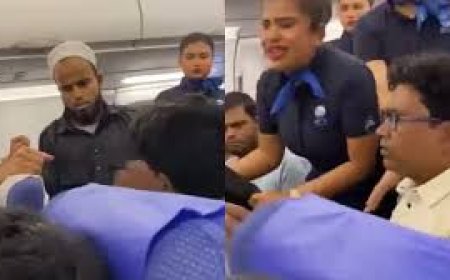 മുംബൈയിൽ നിന്ന് കൊൽക്കത്തയിലേക്കുള്ള ഇൻഡിഗോ വിമാനത്തിൽ സഹയാത്രികനെ തല്ലി: നടപടിയുമായി ഇൻഡിഗോ