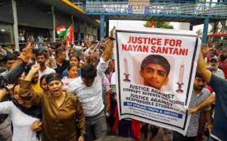 അഹമ്മദാബാദിലെ വിദ്യാർത്ഥിയുടെ മരണത്തിൽ പ്രതിഷേധം ശക്തമാകുന്നു