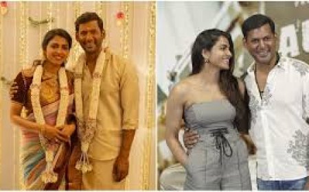 ജന്മദിനത്തിൽ നടി സായ് ധൻസികയുമായുള്ള വിവാഹനിശ്ചയം നടത്തി തമിഴ് നടൻ വിശാൽ