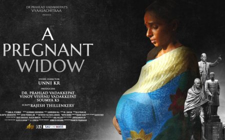 എ പ്രഗ്നന്റ് വിഡോ എന്ന ചിത്രത്തിന്റെ ഫസ്റ്റ് ലുക്ക് പോസ്റ്റർ ധനമന്ത്രി കെ എൻ ബാലഗോപാൽ പ്രകാശനം ചെയ്തു