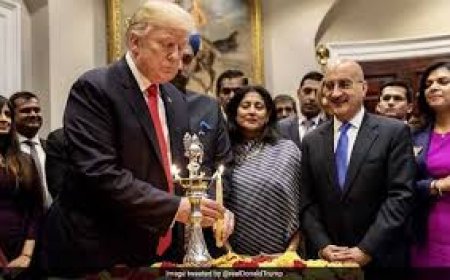 യുഎസ് പ്രസിഡന്റ് ഡൊണാൾഡ് ട്രംപ് ഊഷ്മളമായ ദീപാവലി ആശംസകൾ നേർന്നു