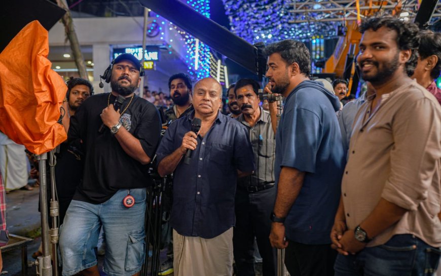 സുരേഷ് ഗോപി നായകനായി അഭിനയിക്കുന്ന ഒറ്റക്കൊമ്പൻ  ലൊക്കേഷനിൽ ജിജോ പുന്നൂസ് എത്തി