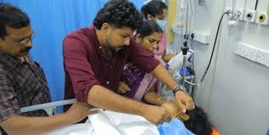 വധുവിന് വാഹനാപകടത്തിൽ ഗുരുതര പരുക്ക്: ഐസിയുവിൽ താലികെട്ട്