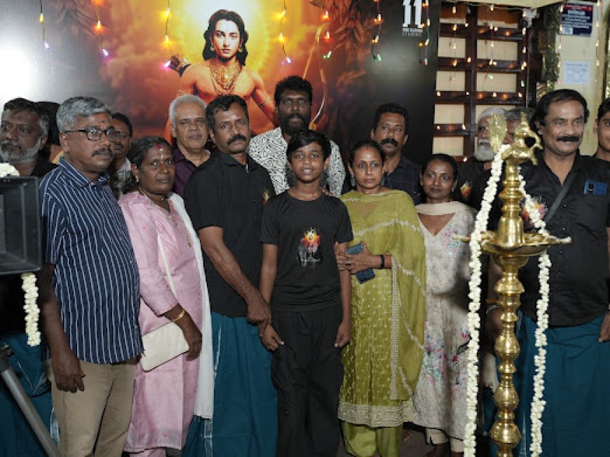 വീരമണികണ്ഠൻ എന്ന ത്രീഡി ചലച്ചിത്രത്തിന്റെ പൂജാ സ്വിച്ച് ഓൺ കർമ്മം എരുമേലി ശ്രീ ധർമ്മ ശാസ്താ ക്ഷേത്രത്തിൽ വച്ച് നടന്നു