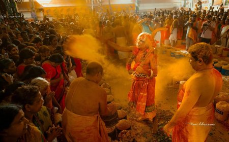 ഗുരുവായൂര്‍ ഇടത്തരികത്തുകാവ് ദേവിയുടെ താലപ്പൊലി ഭക്തി സാന്ദ്രമായി