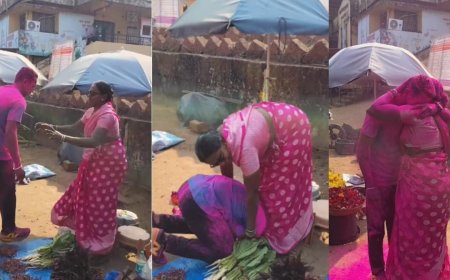 തനിക്ക് ജോലി കിട്ടിയ വിവരം അറിയിക്കാന്‍ അമ്മയ്ക്കരികിലേക്ക് ഓടിയെത്തിയ ഒരു മകന്‍റെ വിഡിയോയാണ് ഇപ്പോള്‍ സൈബറിടത്ത് കയ്യടികള്‍ ഏറ്റുവാങ്ങുന്നത്.