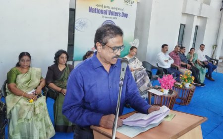 ദേശീയ സമ്മതിദായകദിനം: ജില്ലാതല  ഉദ്ഘാടനം