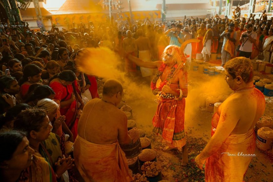 ഗുരുവായൂര്‍ ഇടത്തരികത്തുകാവ് ദേവിയുടെ താലപ്പൊലി ഭക്തി സാന്ദ്രമായി