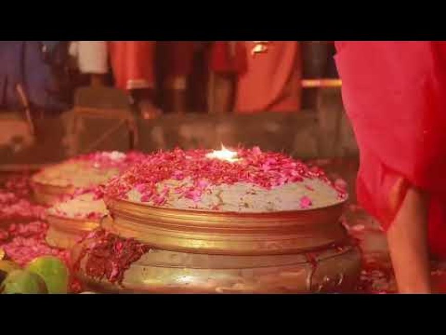 ശബരിമല തീർഥാടനത്തിന് സമാപനമായതോടെ മാളികപ്പുറം മണി മണ്ഡപത്തിന് മുന്നിൽ ഗുരുതി