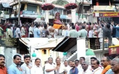 ശിവരാത്രി എഴുന്നള്ളിപ്പിന് മുസ്ലിം ജമാഅത്ത് കമ്മിറ്റിയുടെ വരവേൽപ്പ്