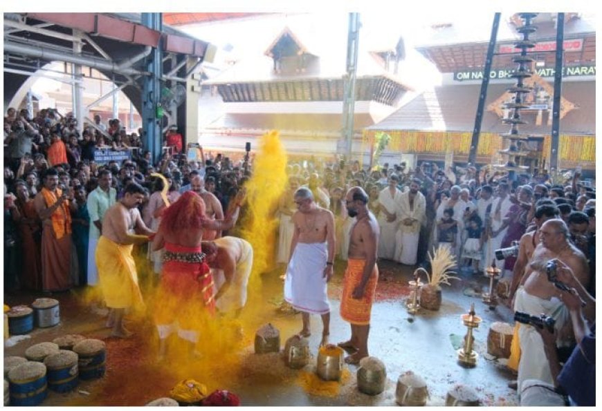 ഗുരുവായൂർ ക്ഷേത്രം: ഇടത്തരികത്ത് കാവിൽ ഭഗവതിക്ക് താലപ്പൊലി ഭക്തിസാന്ദ്രം.