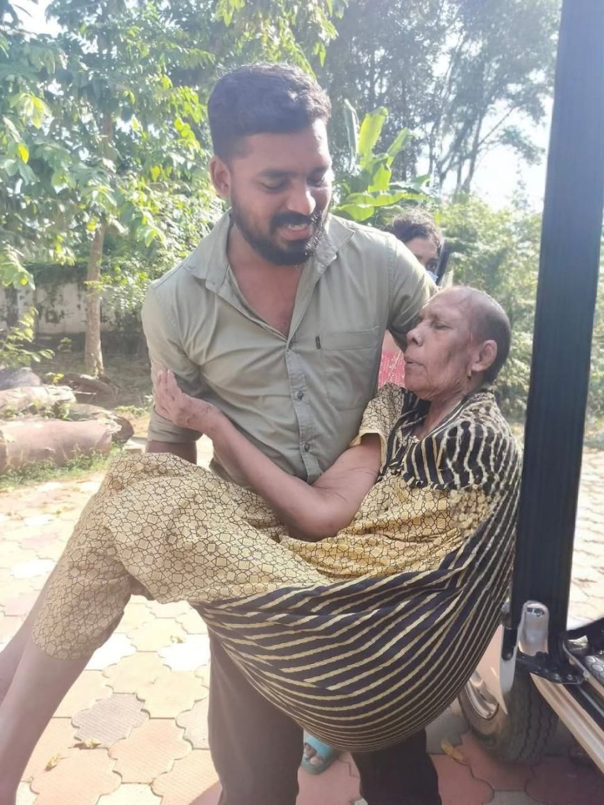 അശരണർക്ക് തണലായി അജു .കെ.മധു