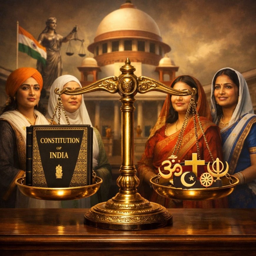 വിശ്വാസങ്ങളും ഭരണഘടനയും നാളെ നേർക്ക് നേർ നീതിപീഠത്തിന് മുന്നിലെ വൈതരണികളായി മതാചാരങ്ങളും.