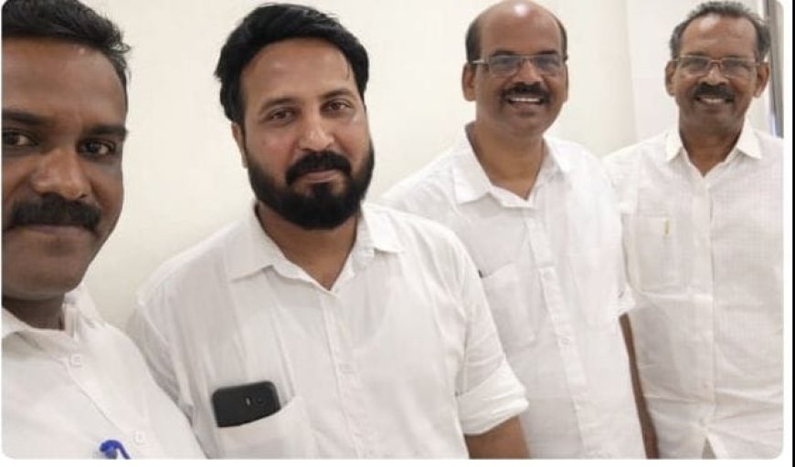 സോഷ്യലിസ്റ്റ് ജനതാദൾ (എസ്.ജെ.ഡി ) നേതാക്കൾ എൽ.ഡി.എഫ് കൺവീനർ ടി.പി.രാമകൃഷ്ണനുമായി കൂടിക്കാഴ്ച നടത്തി.