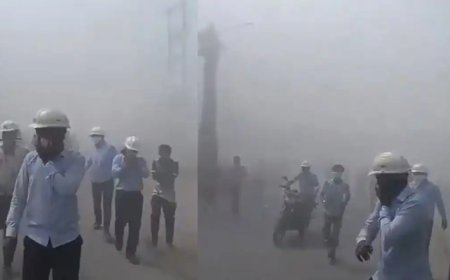 മഹാരാഷ്ട്രയിലെ പാൽഘർ ജില്ലയിലെ കെമിക്കൽ യൂണിറ്റിൽ  വാതക ചോർച്ചയെത്തുടർന്ന് ആളുകളെ ഒഴിപ്പിച്ചു