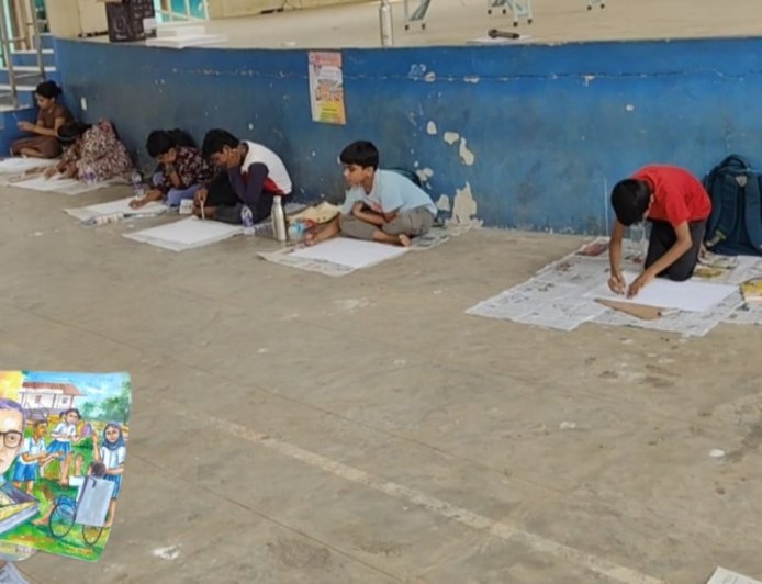 ഫെഡറേഷൻ ഓഫ് വർക്കിംങ് ജേർണ്ണലിസ്റ്റ് കേരള (എഫ്.ഡബ്ല്യു.ജെ.കെ)യുടെ ആഭിമുഖ്യത്തിൽ അംബേദ്ക്കർ ജയന്തി ചിത്രരചനാ മത്സരം