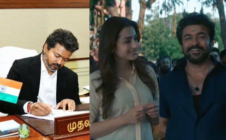 സൂര്യ തൃഷ കൂട്ടുകെട്ടിൽ ഒരുങ്ങുന്ന കറുപ്പ് സിനിമയ്ക്ക് രാവിലെ 9 മണിക്കുള്ള പ്രത്യേക ഷോക്ക് മുഖ്യമന്ത്രി വിജയ് അനുമതി നൽകി