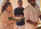 ചലച്ചിത്ര താരം നയൻതാരയും ഭർത്താവ് വിഘ്നേഷ് ശിവനും ചക്കുളത്ത് കാവിൽ ദർശനം നടത്തി