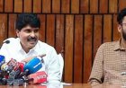 കൃഷിമന്ത്രിക്കൊപ്പം വാർത്താ സമ്മേളനത്തിൽ പങ്കെടുത്ത് ശ്രീറാം വെങ്കിട്ടരാമൻ :പ്രതിഷേധിച്ച് മാധ്യമ പ്രവർത്തകർ