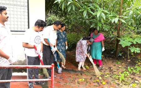ആയൂർവേദ മെഡിക്കൽ അസ്സോസിയേഷൻ ഓഫ് ഇൻഡ്യ കൊട്ടാരക്കര ഏരിയ ശുചീകരണ പ്രവർത്തനം നടത്തി