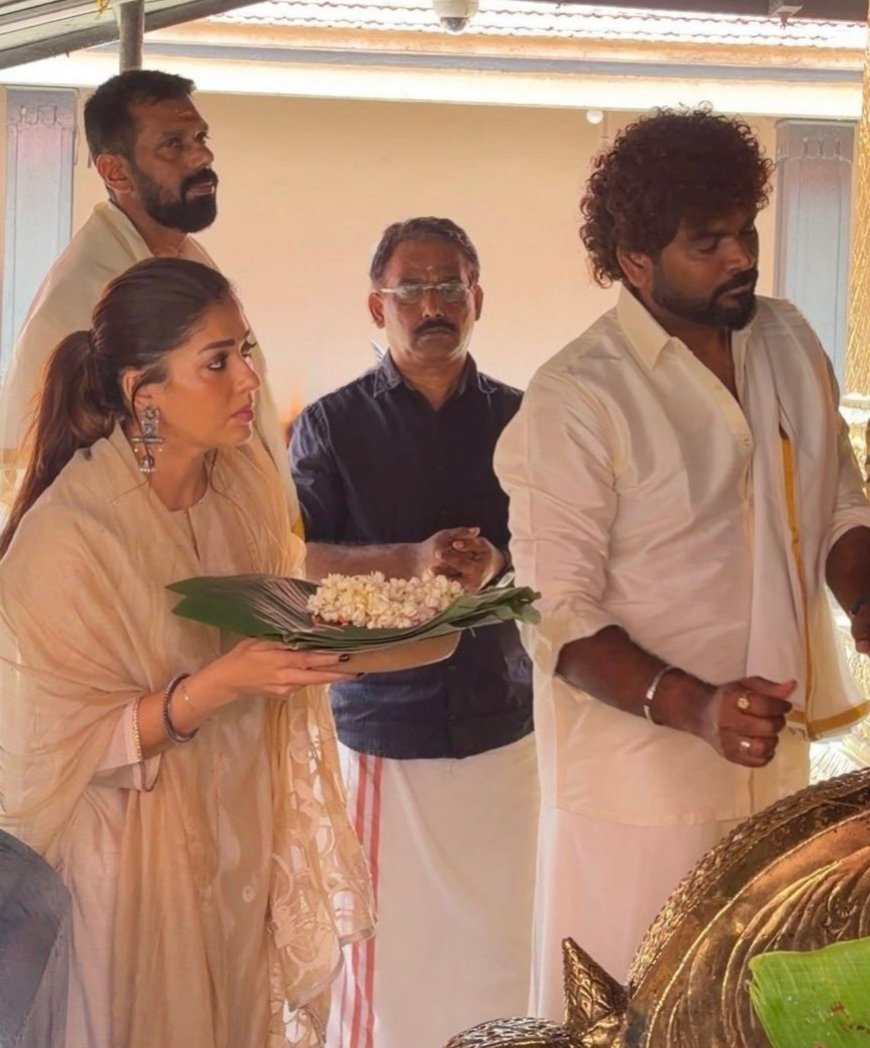 ചലച്ചിത്ര താരം നയൻതാരയും ഭർത്താവ് വിഘ്നേഷ് ശിവനും ചക്കുളത്ത് കാവിൽ ദർശനം നടത്തി