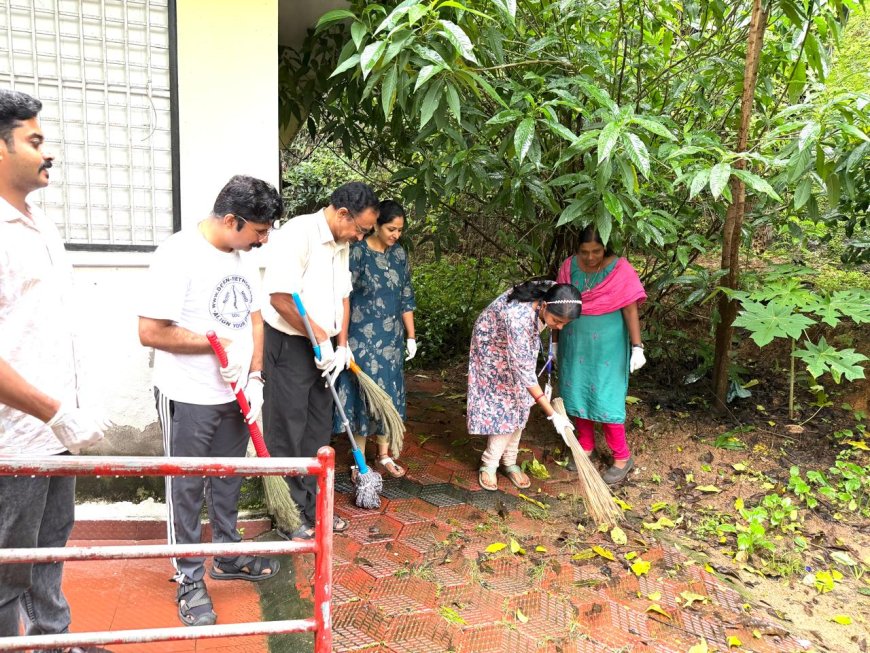 ആയൂർവേദ മെഡിക്കൽ അസ്സോസിയേഷൻ ഓഫ് ഇൻഡ്യ കൊട്ടാരക്കര ഏരിയ ശുചീകരണ പ്രവർത്തനം നടത്തി