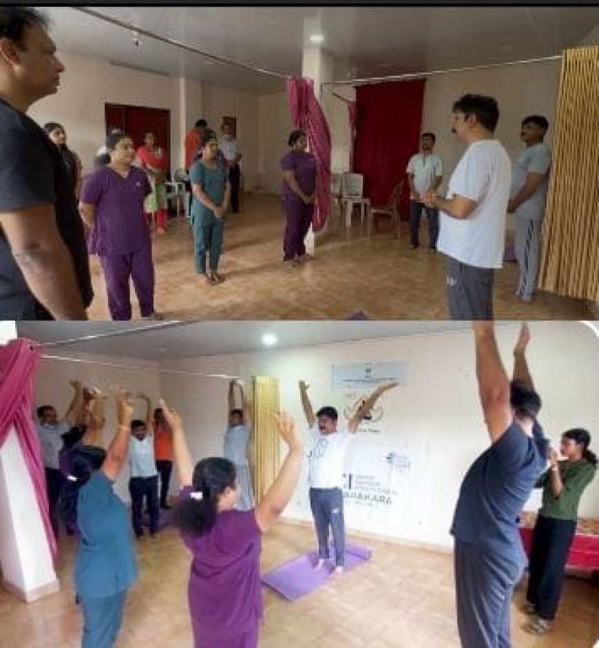 ആയൂർവേദ മെഡിക്കൽ കോളജ് അസ്സോസിയേഷൻ ഓഫ് ഇൻഡ്യ കൊട്ടാരക്കര ഏരിയയും ജെ.സി.ഐ.കൊട്ടാരക്കര ഏരിയയും സംയുക്ത ആഭിമുഖ്യത്തിൽ അന്താരാഷ്ട്ര യോഗദിനം ആചരിച്ചു.