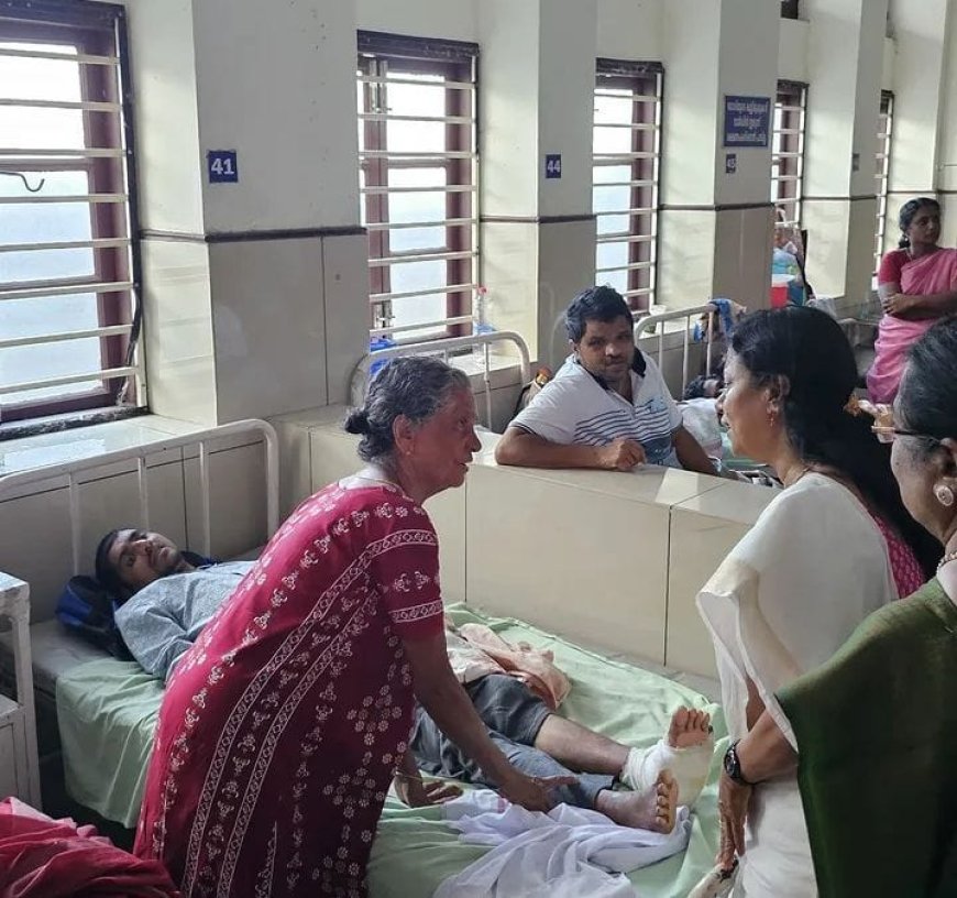 മന്ത്രി അഡ്വ. ബിന്ദുകൃഷ്ണകൊല്ലം ജില്ലാ ആശുപത്രി സന്ദർശിച്ചു. രോഗികൾക്ക് ഉണ്ടാകുന്ന പോരായ്മകൾക്കും പ്രശ്നങ്ങൾക്കും ഉടൻ തന്നെ നടപടിയെടുക്കുമെന്ന് മന്ത്രി ഉറപ്പ് നൽകി.