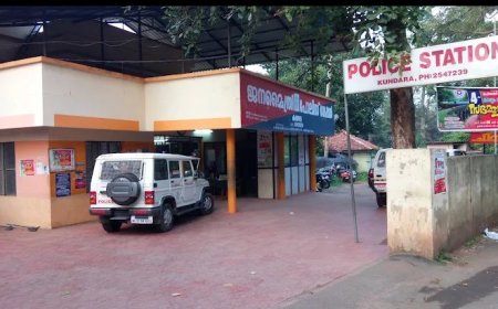 കുണ്ടറ പോലീസ് സ്റ്റേഷനിൽ പ്രതി തടവ് ചാടി.