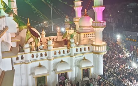 കോവളം വിഴിഞ്ഞം മുഹൂ യിദ്ധിൻ പള്ളിദർഗ്ഗഷെരിഫിൽ ഉറൂസിന് കൊടിയേറി