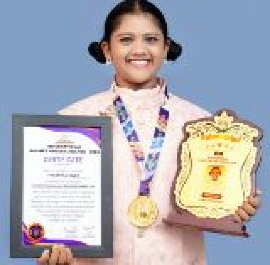 മൂന്ന് ഭാഷകളിൽ കവിതകൾ വേൾഡ് റെക്കോഡ് സിൽ ഇടം നേടിയ ആറാം ക്ലാസ്സുകാരി - തീർത്ഥ വിവേക്