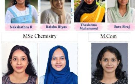 യൂണീവേഴ്സിറ്റി പി.ജി.പരീക്ഷയിൽ ആദ്യ റാങ്കുകൾ ടി.കെ.എം. കോളേജ് ഓഫ് ആർട്സ് ആൻഡ് സയൻസിന്